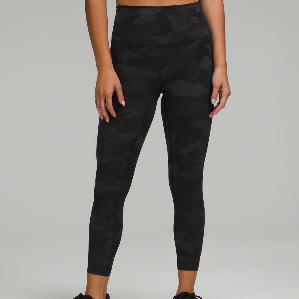 Wunder Train High Rise Tight 25” (Camo deep coal multi)